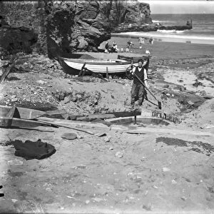 Trevaunance Cove, St Agnes, Cornwall. 22nd August 1923