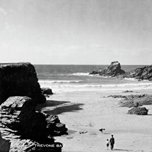 Trevone Bay, Padstow, Cornwall. Probably 1930s