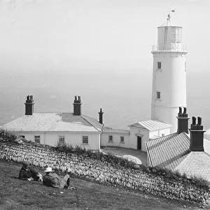 Trevose Head Lighthouse, St Merryn, Cornwall. 1906