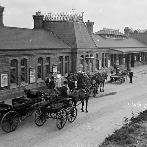 Truro railway station, Cornwall. Early 1900s