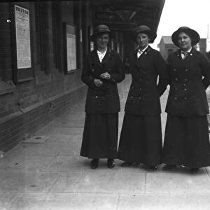 Truro railway station, Cornwall. June 1915