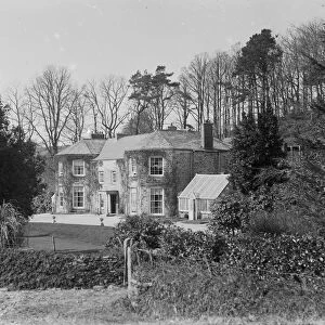 Unidentified house, probably Perranarworthal, Cornwall. Early 1900s