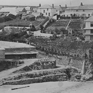 Unity pilchard cellar, Newquay, Cornwall. Before 1896