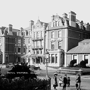 Victoria Hotel, East Street, Newquay, Cornwall. Early 1900s