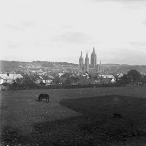 View of the Cathedral, Truro, Cornwall. After 1910