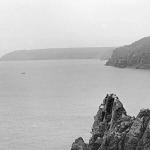 A View from Enys Head towards Bass Point, Ruan Minor, Cornwall. 1897