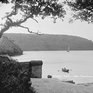 View of River Fal from Tregothnan, St Michael Penkivel, Cornwall. Probably early 1900s