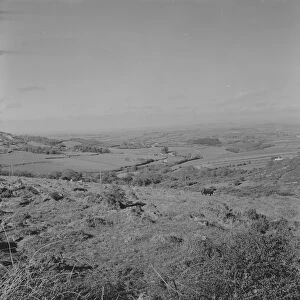 View from the slopes of Stowes Pound, Stowes Hill, Bodmin Moor, near Minions, Linkinhorne, Cornwall. 1965