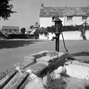 Village Pump, St Tudy, Cornwall. 1973