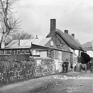Wall, Gwinear, Cornwall. Early 1900s