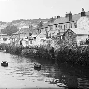 The Water side, Flushing, Cornwall. 1912