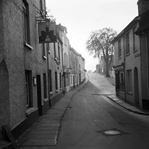 Westgate Street, Launceston, Cornwall. 1965