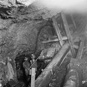 Wheal Grenville Mine, Camborne, Cornwall. Early 1900s
