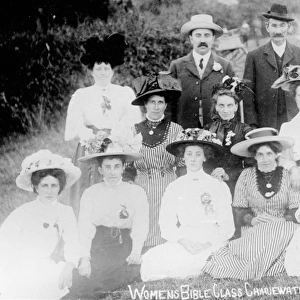 Womens Bible Class, Chacewater, Cornwall. 1911
