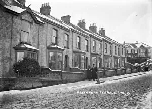 Images Dated 15th December 2017: Alexandra Terrace, Truro, Cornwall. Early 1900s