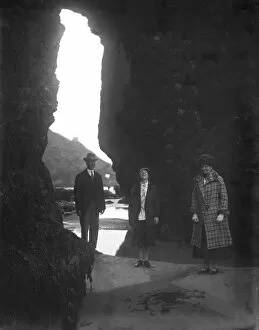 Images Dated 4th December 2018: Arch Rock, Perranporth, Perranzabuloe, Cornwall. Around 1920