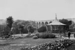 Bandstand, Victoria Gardens, Truro, Cornwall. After 1902