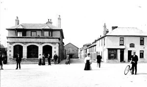 St Just in Penwith Collection: Bank Square, looking towards the Consolidated Bank of Cornwall and Chapel Street