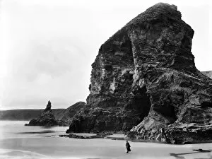 St Eval Collection: Bedruthan, St Eval, Cornwall. 1900