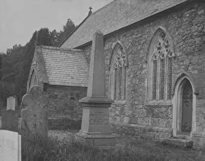 Kea Collection: Billy Brays monument, Baldhu Church, Baldhu, Kea, Cornwall. Early 1900s