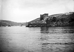 Images Dated 29th September 2018: Blockhouse, Polruan, Lanteglos by Fowey, Cornwall. Around 1910