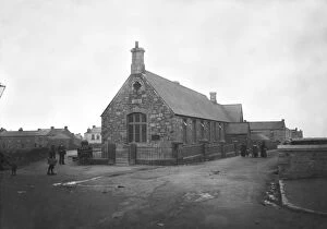 St Just in Penwith Collection: The Board School, St Just in Penwith Churchtown, Cornwall. 7th March 1904