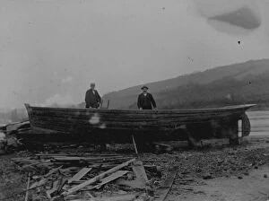Images Dated 8th April 2019: Boat building, Calenick, Kea, Cornwall. Early 1900s