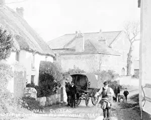 Gwinear Collection: Box Tree Cottage, Wall, Gwinear, Cornwall. Late 1800s