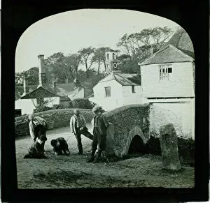 Calenick Collection: Bridge at Calenick, Cornwall. Around 1900