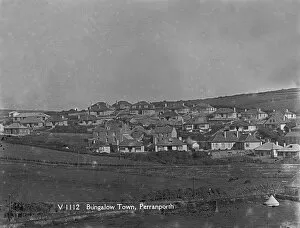 Perranporth Collection: Bungalow Town, Perranporth, Perranzabuloe, Cornwall. Around 1920s
