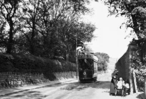 Images Dated 26th July 2016: Camborne to Redruth tramway, Cornwall. 1904