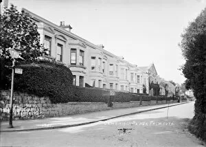 Images Dated 30th January 2016: Cambridge Place, Falmouth, Cornwall. Early 1900s