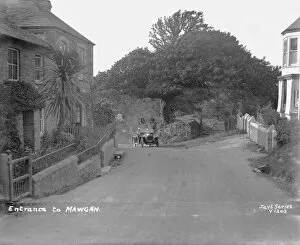 Images Dated 11th October 2018: Carloggas Hill, St Mawgan in Pydar, Cornwall. Around 1920