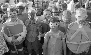 Carnival Entries, Lostwithiel, Cornwall. July 1990