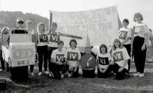 Carnival Entries, Lostwithiel, Cornwall. July 1990