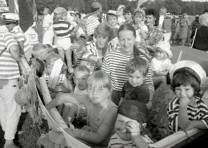 Carnival Entries, Lostwithiel, Cornwall. July 1990