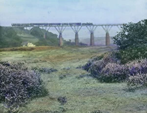 Images Dated 17th December 2015: Carnon Viaduct, Perranwell, Cornwall. Around 1925