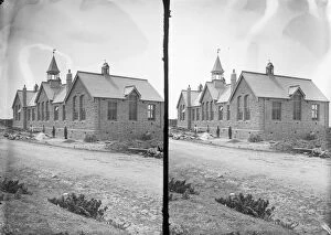 Images Dated 22nd May 2018: Carnyorth Board School, near Pendeen, St Just in Penwith, Cornwall. Foundation stone laid in 1892