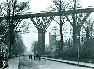 Railways Collection: Carvedras Viaduct, St Georges Road, Truro, Cornwall. Before 1902