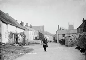 Probus Collection: Chapel Street, Probus, Cornwall. Early 1900s