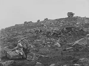 Linkinhorne Collection: The Cheesewring, Stowes Hill, Bodmin Moor, near Minions, Linkinhorne, Cornwall. 1914