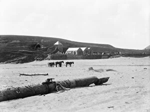 Images Dated 24th May 2018: Church Cove, Gunwalloe, Cornwall. Probably early 1900s