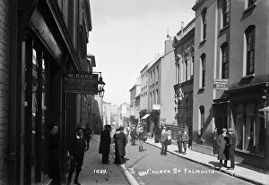 Falmouth Collection: Church Street, Falmouth, Cornwall. Early 1900s