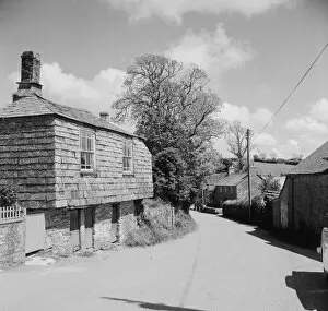 Images Dated 11th June 2019: Churchtown, North Hill, Cornwall. 1969