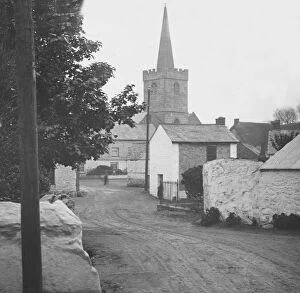 Images Dated 27th November 2018: Churchtown, St Keverne, Cornwall. Around 1900