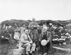 Archaeology Collection: Chysauster, New Mill, Penzance, Cornwall. 1920s