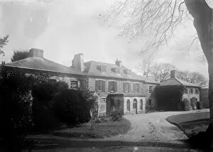 Images Dated 28th January 2019: Chyverton Manor, Perranzabuloe, Cornwall. Probably early 1900s