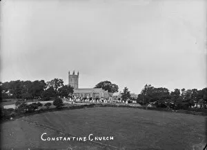 Images Dated 24th October 2016: Constantine Church, Constantine, Cornwall. Early 1900s