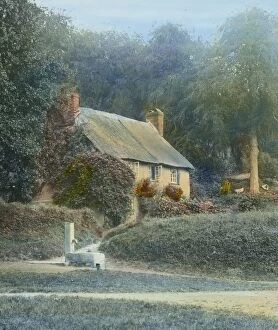 Images Dated 17th December 2015: A Cornish Cottage, unidentified location, Cornwall. Around 1925