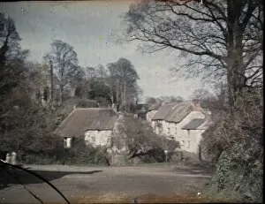 Images Dated 2nd January 2016: Cottages in Manaccan, Cornwall. Around 1925